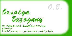 orsolya buzogany business card